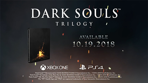 Dark Souls Trilogy Arrives on Xbox One and PlayStation 4 Later This Year